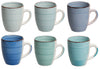 Studio Tavola Tasses Bleu Océan 350 ml - 6 pièces