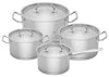 Sola Pannenset Profiline Deluxe - Zilver - 4 delige set