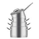 Sola Pannenset Profiline Deluxe - RVS - Kookpan ø 16, 18, 20 cm & Steelpan ø 16 cm - Inductie geschikt - 4 Delig