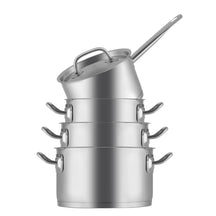 Sola Pannenset Profiline Deluxe - RVS - Kookpan ø 16, 18, 20 cm & Steelpan ø 16 cm - Inductie geschikt - 4 Delig