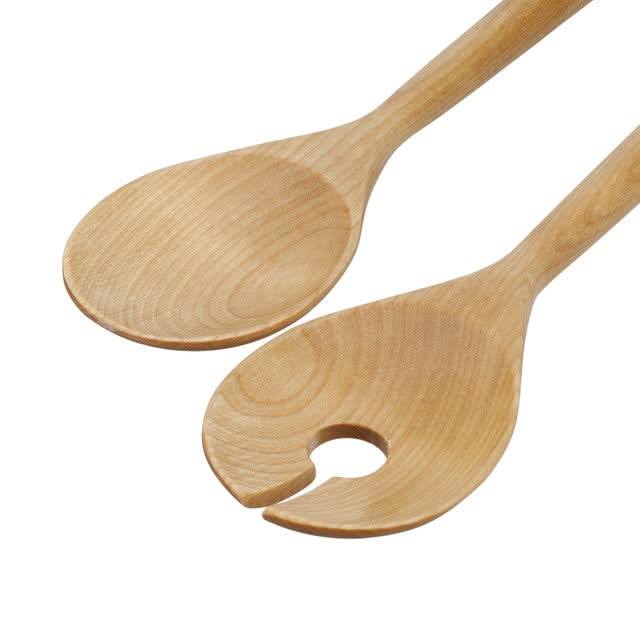 KitchenAid Couverts à Salade Core Bois de Bouleau 2 pièces 33 cm