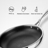 Stahl Cookware Hybrid Koekenpan - 24 cm - Inclusief Deksel