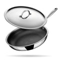 Stahl Cookware Hybrid Koekenpan - 24 cm - Inclusief Deksel