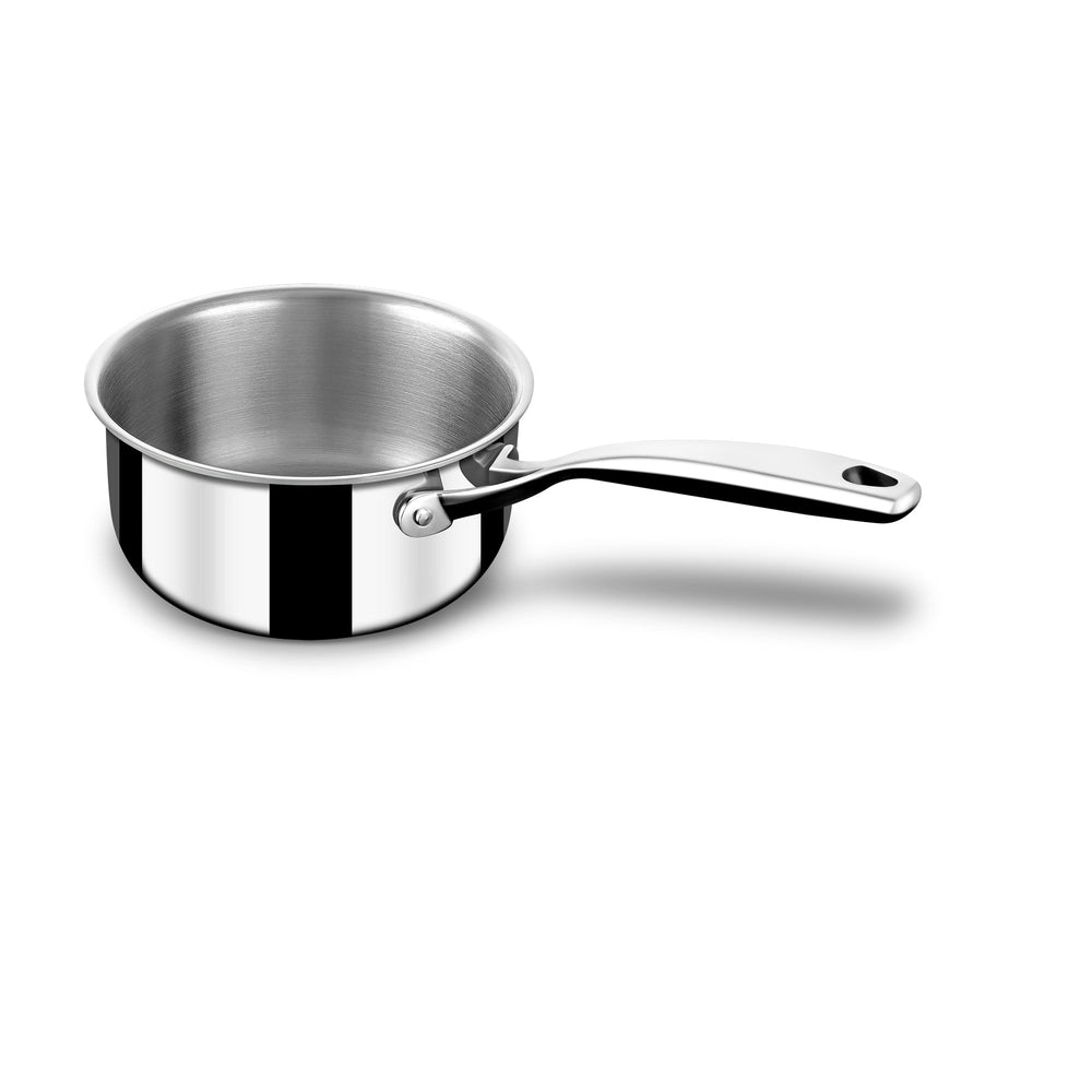 Stahl Cookware Triply Pannenset - 4 Delig - Kookpan 18, 20 en 24cm - Steelpan 16cm