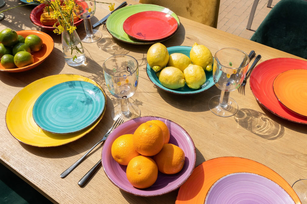 Assiettes de table Studio Tavola Sunny Summer ø 26,5 cm - 6 pièces