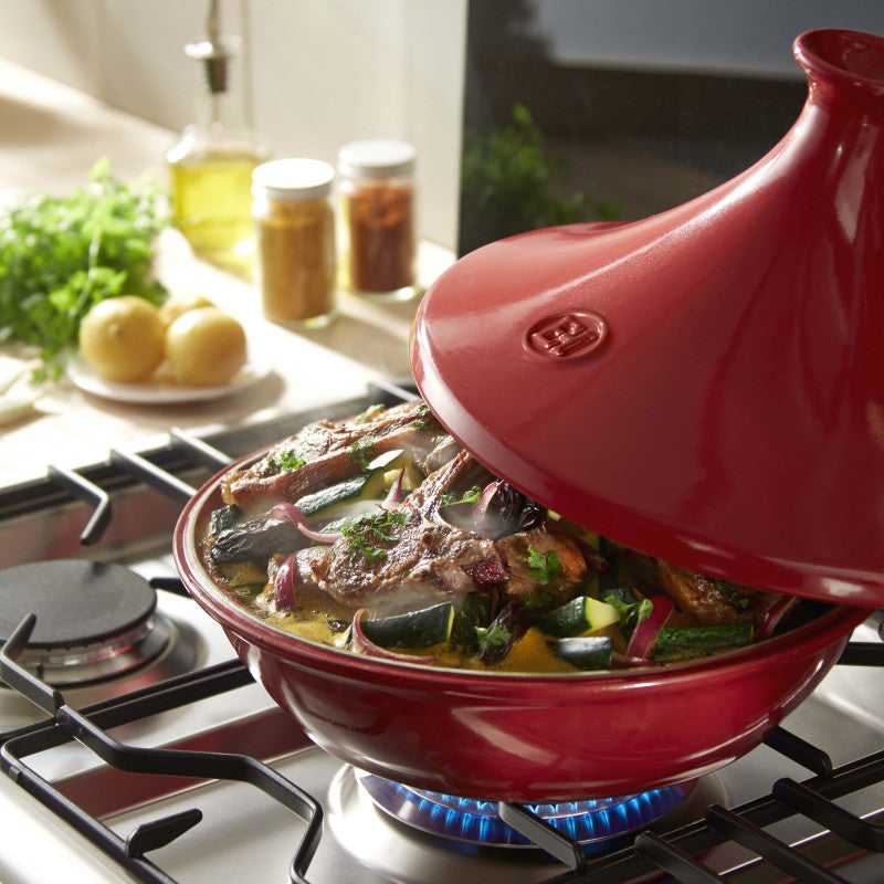 Tajine Emile Henry - Grand Cru Rouge - Flamme Céramique - ø 32 cm / 3 litres