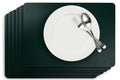 Cosy & Trendy Placemats Leather Look Pine Grove 43 x 30 cm - 6 Stuks