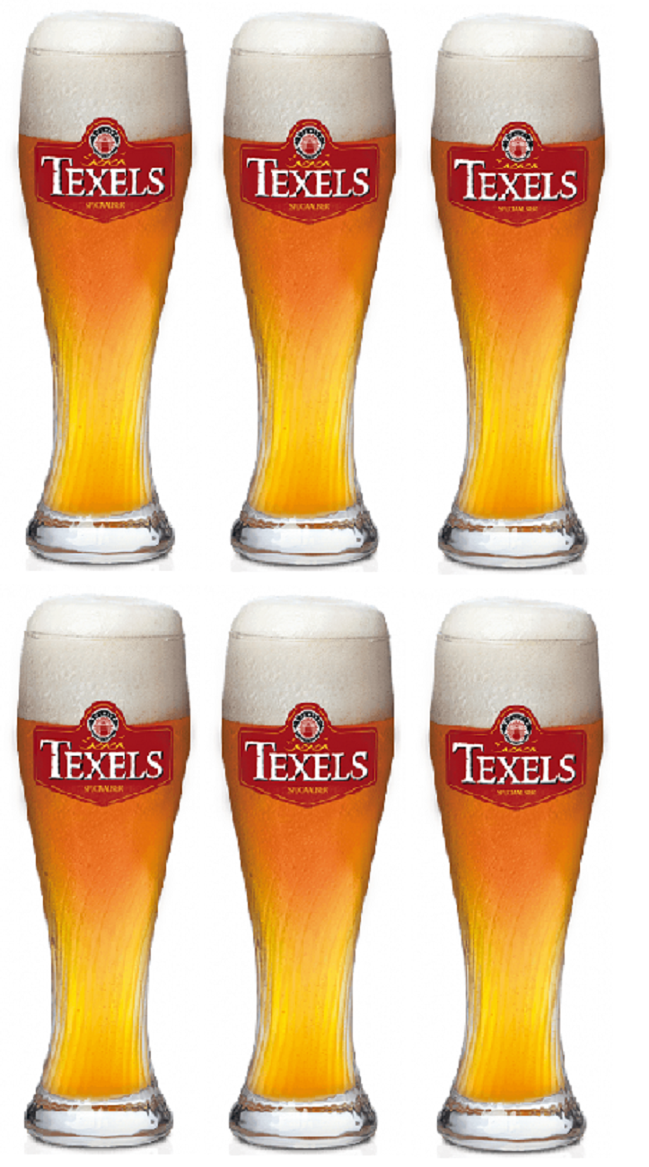 Texels Bierglas Skuumkoppe - 300 ml - 6 stuks