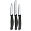 Ensemble de couteaux Victorinox noir - 3 pièces