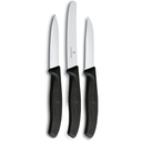 Ensemble de couteaux Victorinox noir - 3 pièces