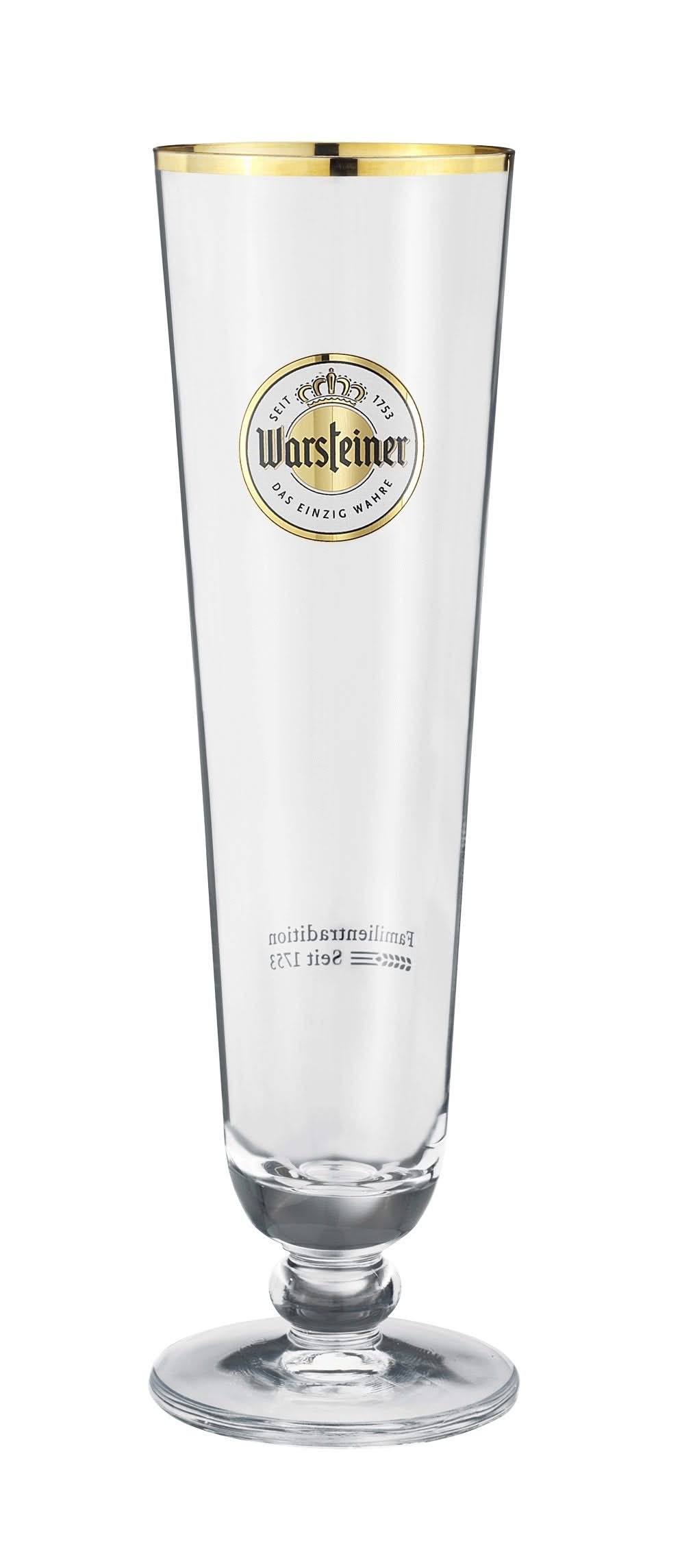 Warsteiner Bierglazen op Voet - 300 ml - 6 stuks