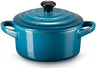 Le Creuset Poêle de Service / Mini Casserole Signature - Bleu Sarcelle - ø 10 cm / 250 ml