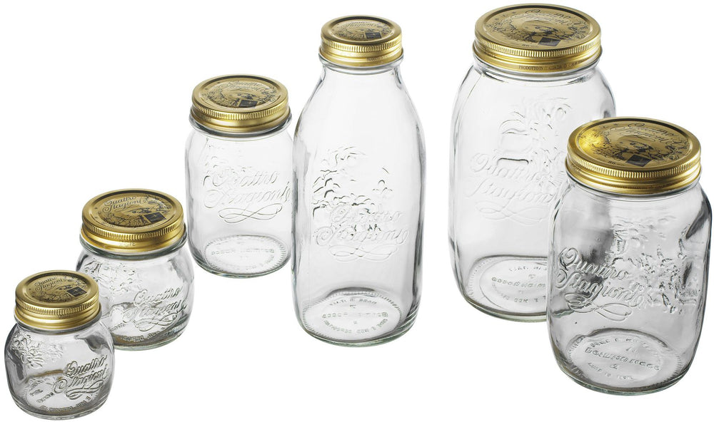 Bormioli Rocco Weckjars Quattro Stagioni - ø 11 cm / 1 litre - 6 pièces