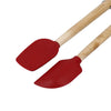 KitchenAid Set de Spatules Core Imperial Bois de Bouleau Rouge 2 pièces