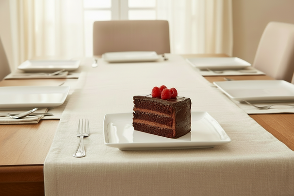 BonBistro Gebaksbordjes Yong Squito 16 x 16 cm - Wit - 6 stuks