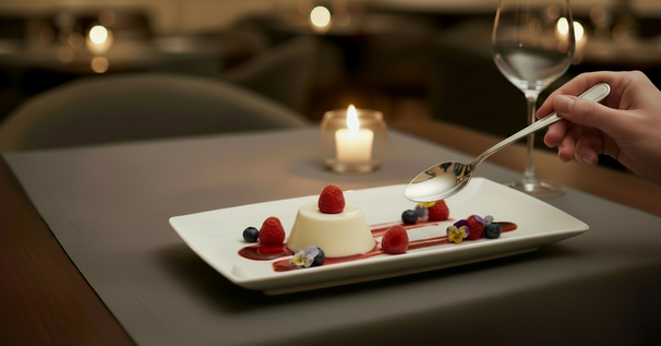 BonBistro Dessertborden / Serveerschalen Yong Squito 24 x 13 cm - 6 stuks